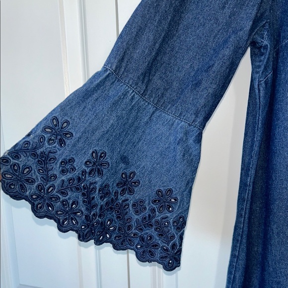 Draper James Blue Midi Dress - Picture 5 of 8